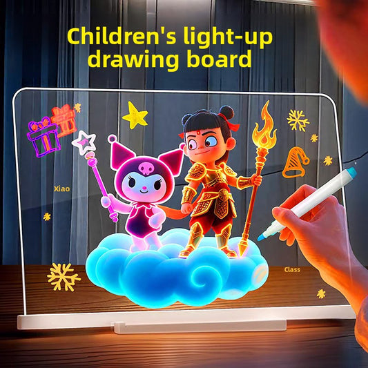 Illuminated writing board